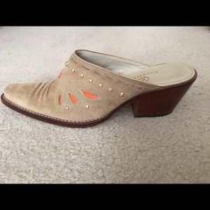 Cole Haan Tan Leather Mules/Slides